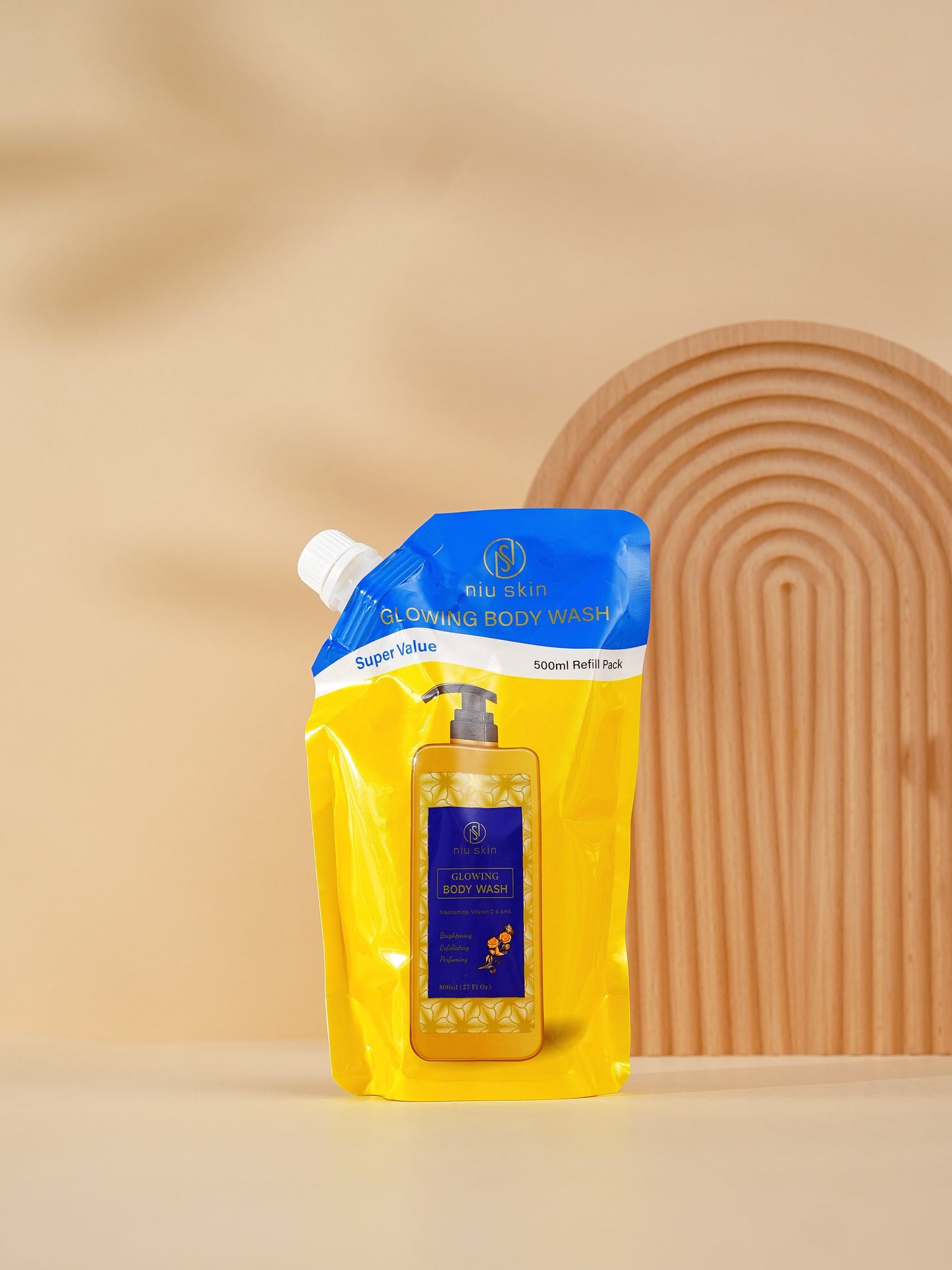 Glowing Body Wash 500ml Refill Pack