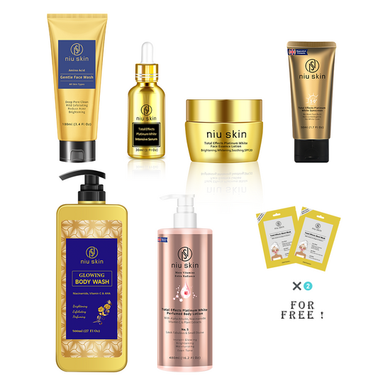 Brightening Face & Body Combo with Gift Sheet Mask (with Pink No.5 Body Lotion)