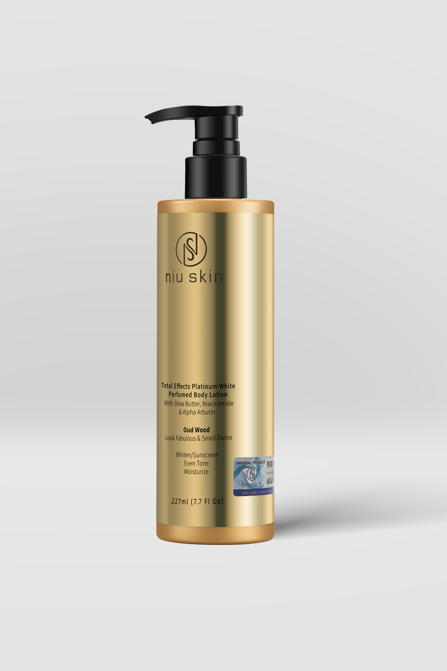 Niu Skin 227ml Body Lotion with Alpha Arbutin, Niacinamide and Floral Fragrance with Neutral Fragrance