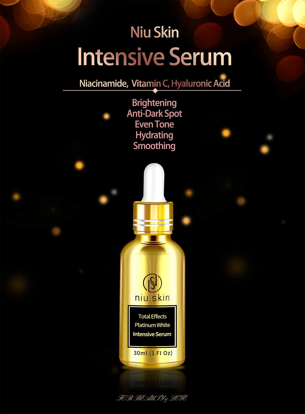 Intensive Serum - Niacinamide, Vitamin C & Hyaluronic Acid